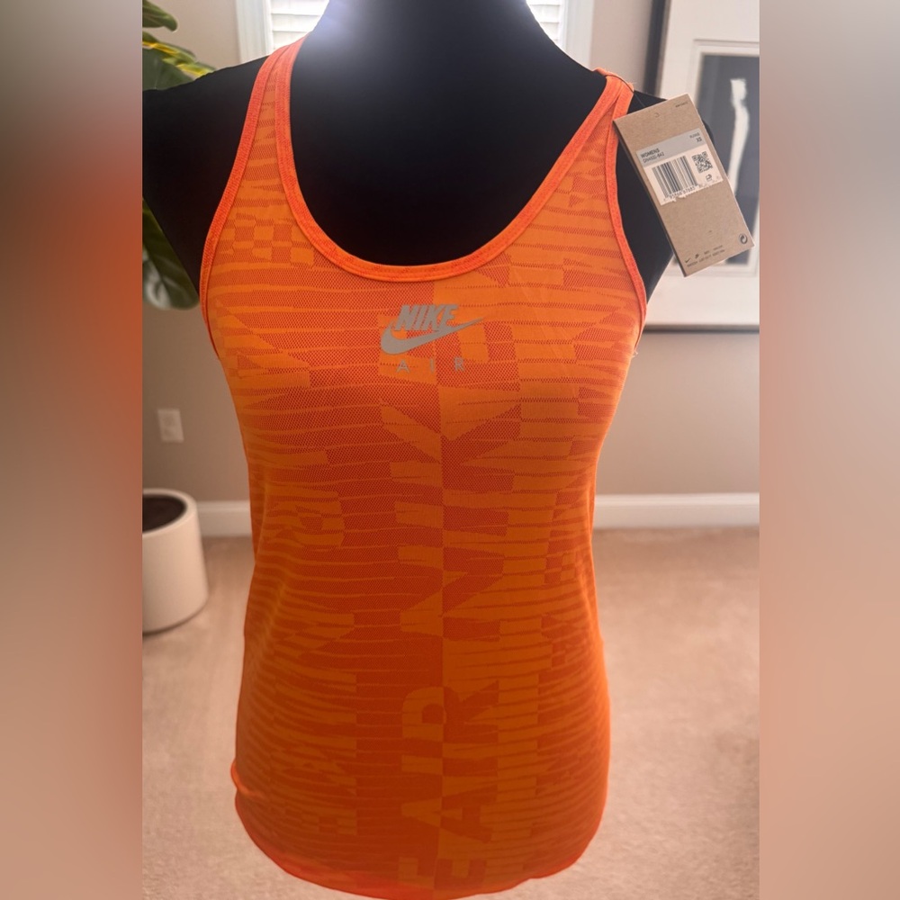 Nike Air orange tank top XS